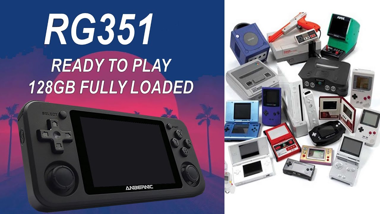 RG351M Pre-Built Retro Gaming Build - 7,000+ Games