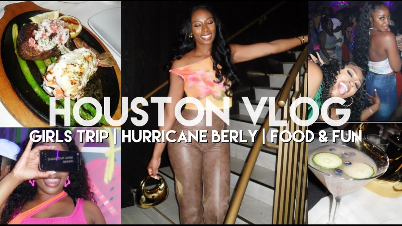 Houston Vlog | Girls Trip | We Have A Problem | Hurricane Berly Cut It Short | Liesa Elizabeth