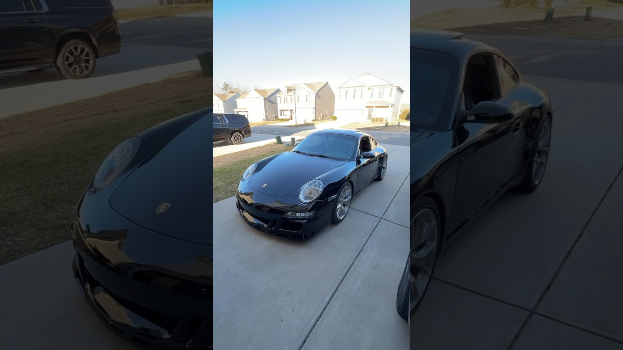 Porsche 997 stock bumper to aerokit bumper in 90 seconds. #porschr #porschecarrera #997 #911 #c2