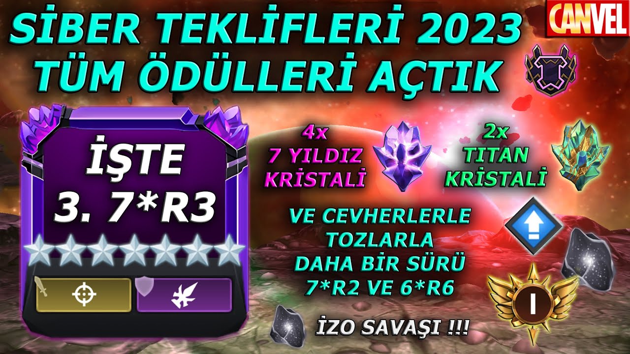 İŞTE 2023 SİBER TEKLİFLERİ AÇILIŞI | TÜM KRİSTALLER, RÜTBELER VE TOZLAR, İZO SAVAŞI VERDİK !! - MCOC