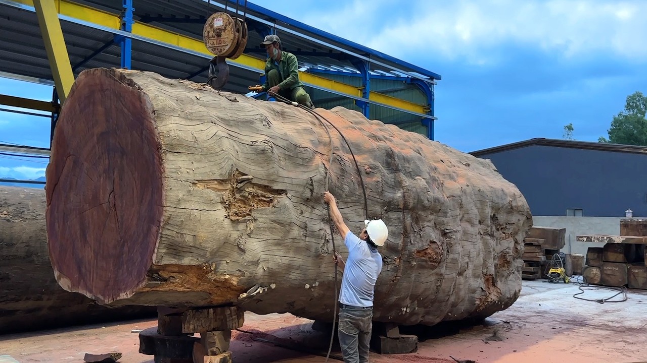 At The Bottom Of The Ocean // Giant Wooden Monster In The Factory
