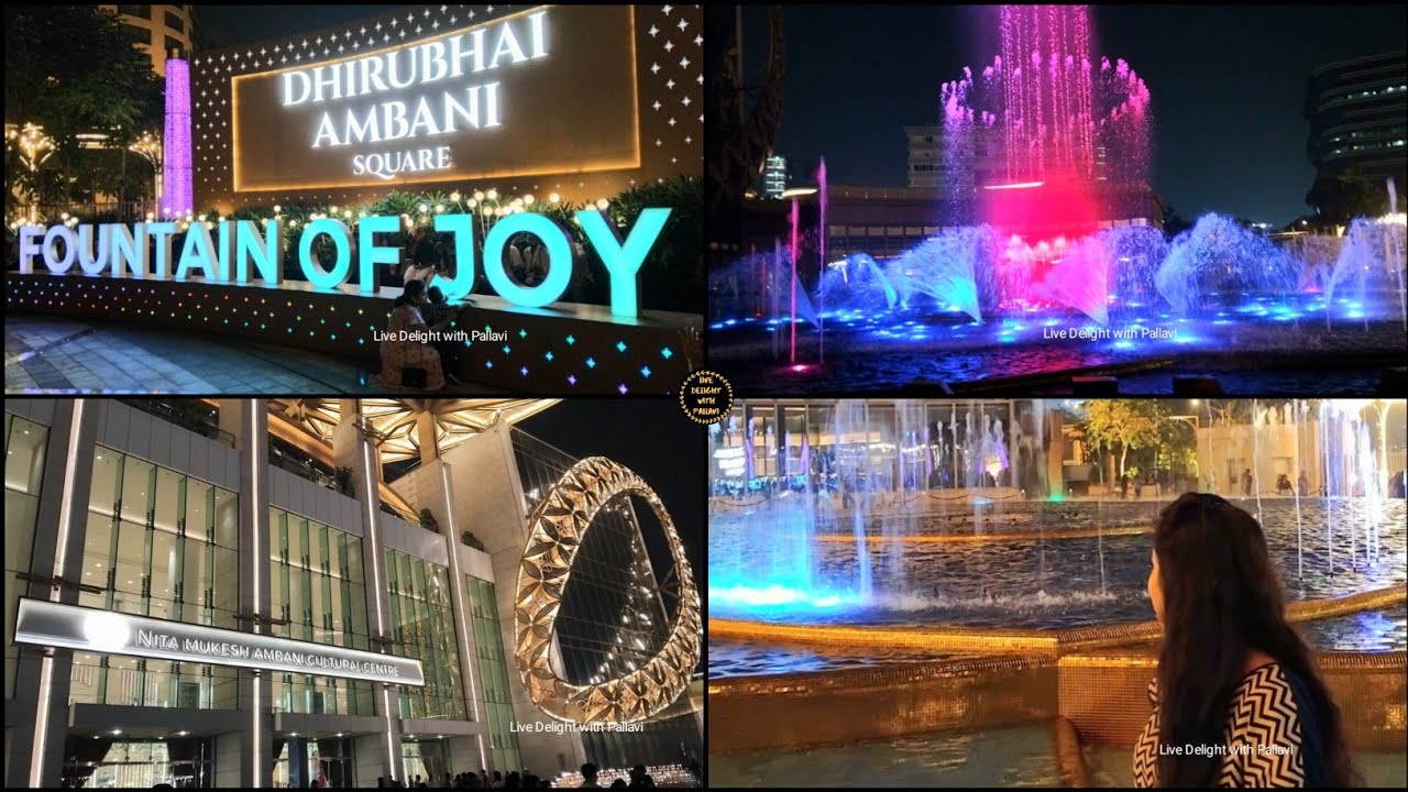 Jio World Centre | Fountain of Joy | Things to do in Mumbai | Free of Cost #nmacc #nitaambani #free