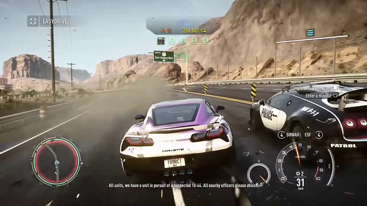 Need for speed rivals online insanity with fully upgraded Chevrolet Corvette Stingray
