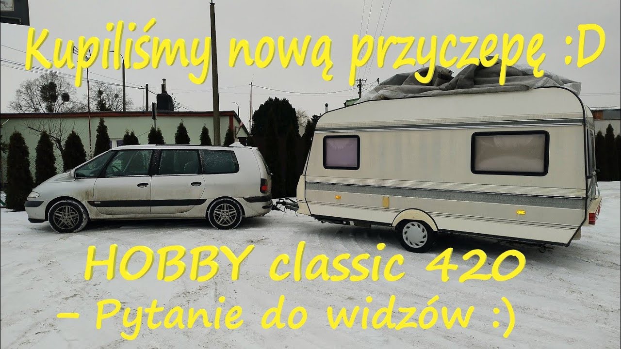 Nowa przyczepa kempingowa // Hobby classic 420 większa Niewiadów :D