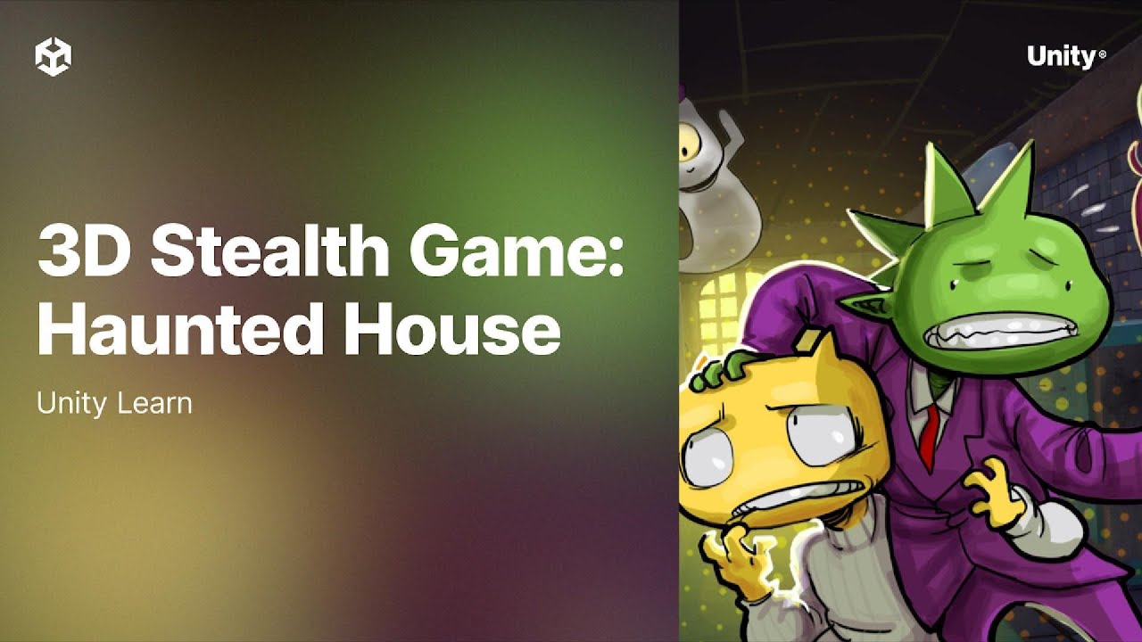3D Stealth Game: Haunted House