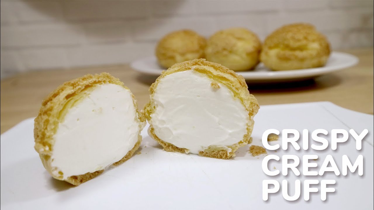 KUE SUS CRISPY // CRISPY CREAM PUFF // CHOUX AU CRAQUELIN