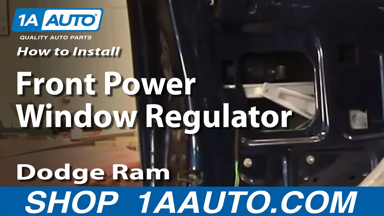 How to Replace Window Regulators 02-08 Dodge Ram 1500