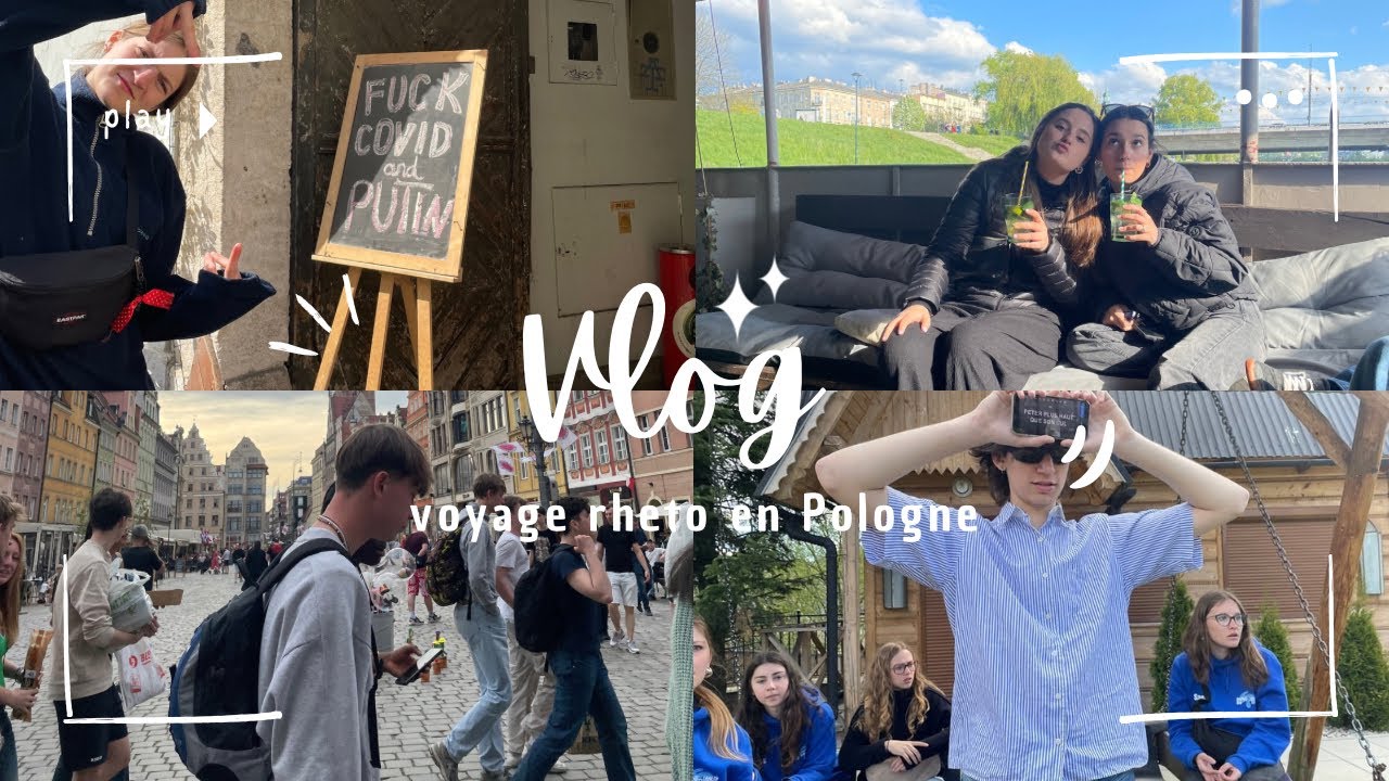 Vlog - voyage scolaire en Pologne 🇵🇱