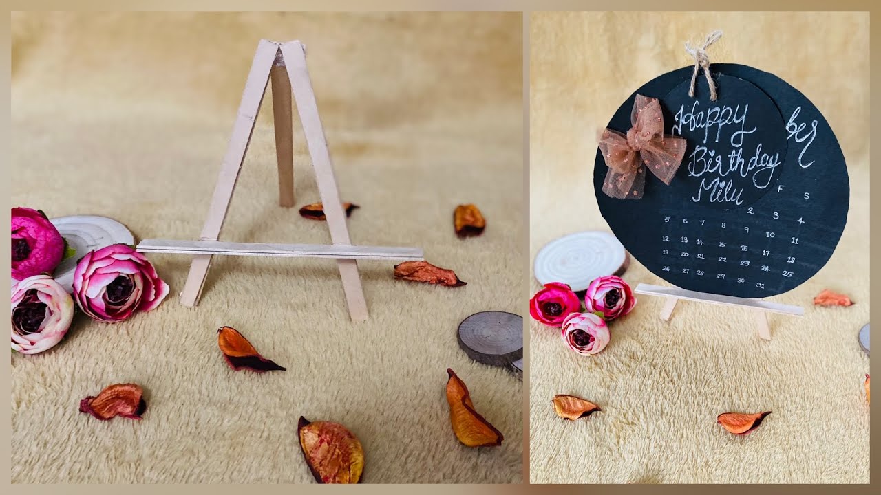 Save The date stand making Video | ice stick Craft Idea| Easy Craft
