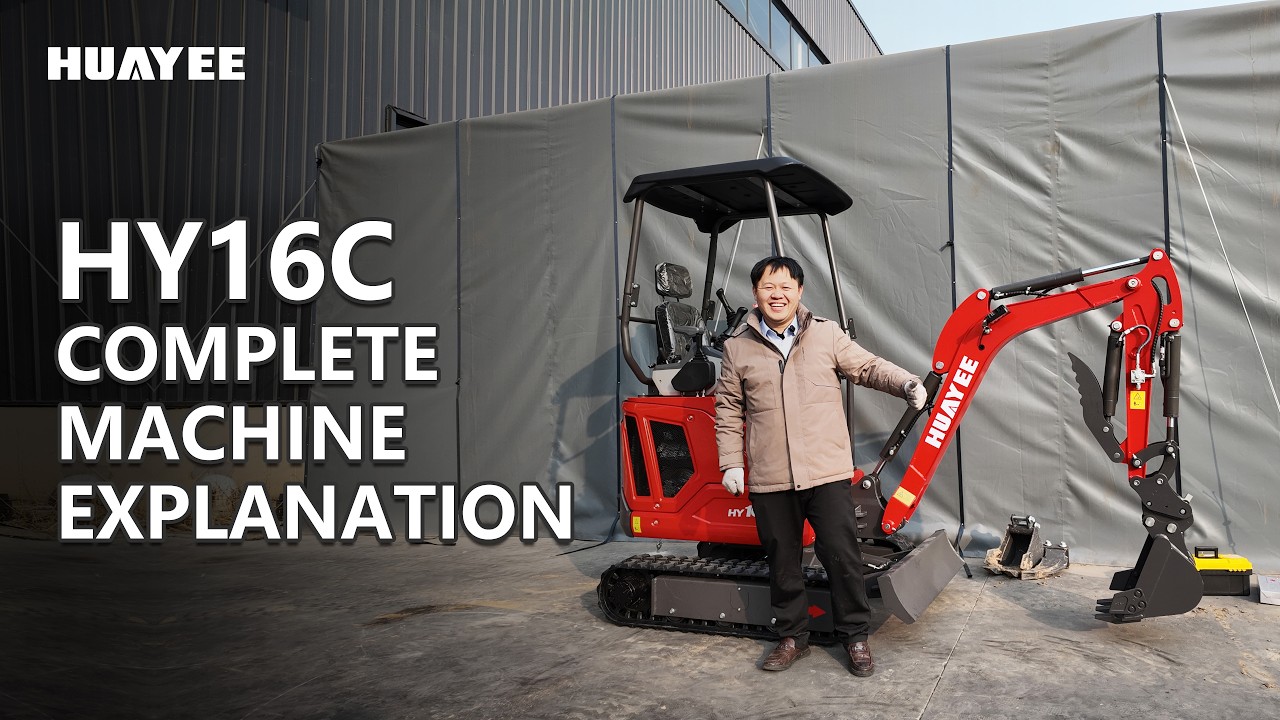 Ultimate Teardown & Maintenance Guide: HUAYEE HY16C Mini Excavator (Kubota Engine)