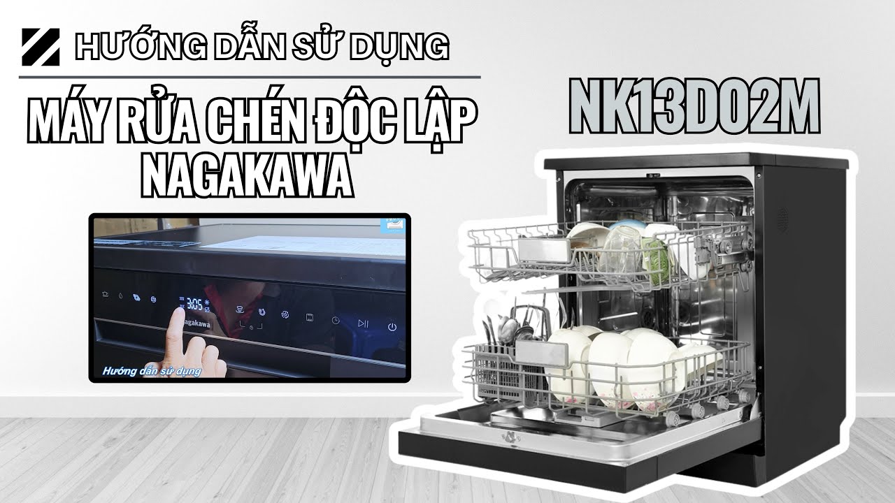 Máy rửa chén độc lập Nagakawa NK13D02M