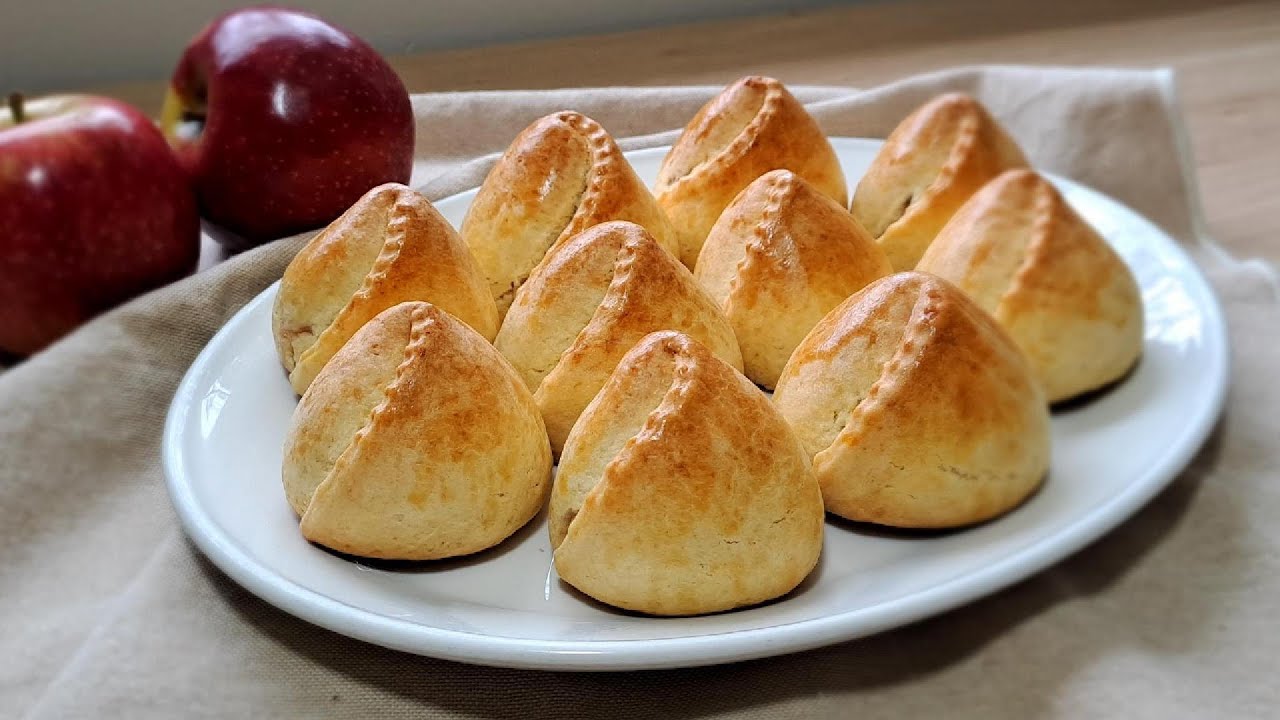 You Should Try This Delicious Tulip Cookies / Shortcrust Pastry & Fragrant Apple Filling