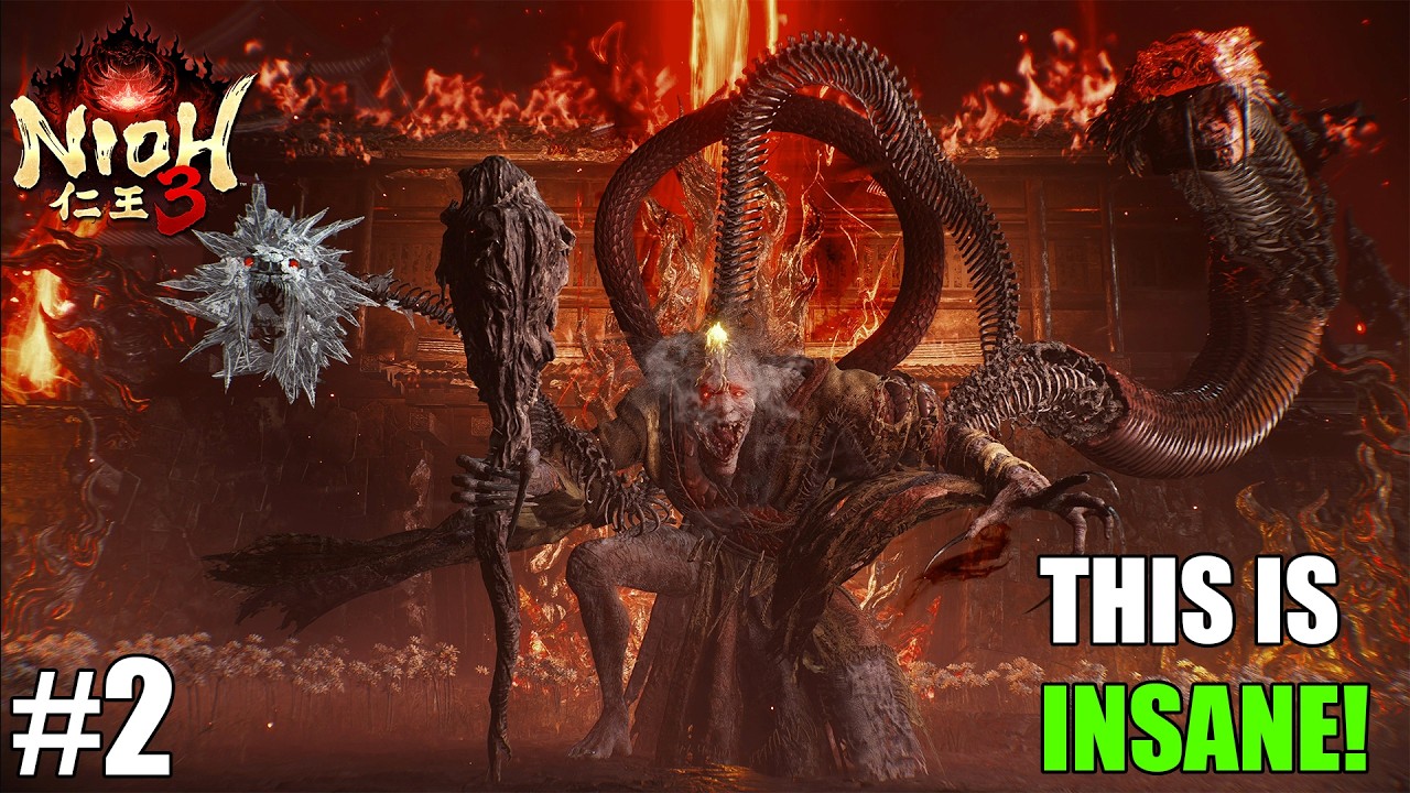 Nioh 3 Gameplay #2 | Jakotsu-Baba Boss Fight | 4K 60FPS Ultra HD
