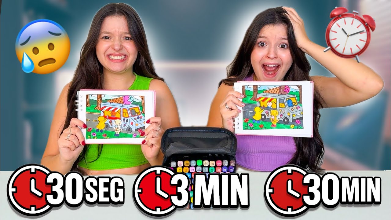30 SEGUNDOS, 3 MINUTOS OU 30 MINUTOS COLORINDO BOBBIE GOODS 🎨😱