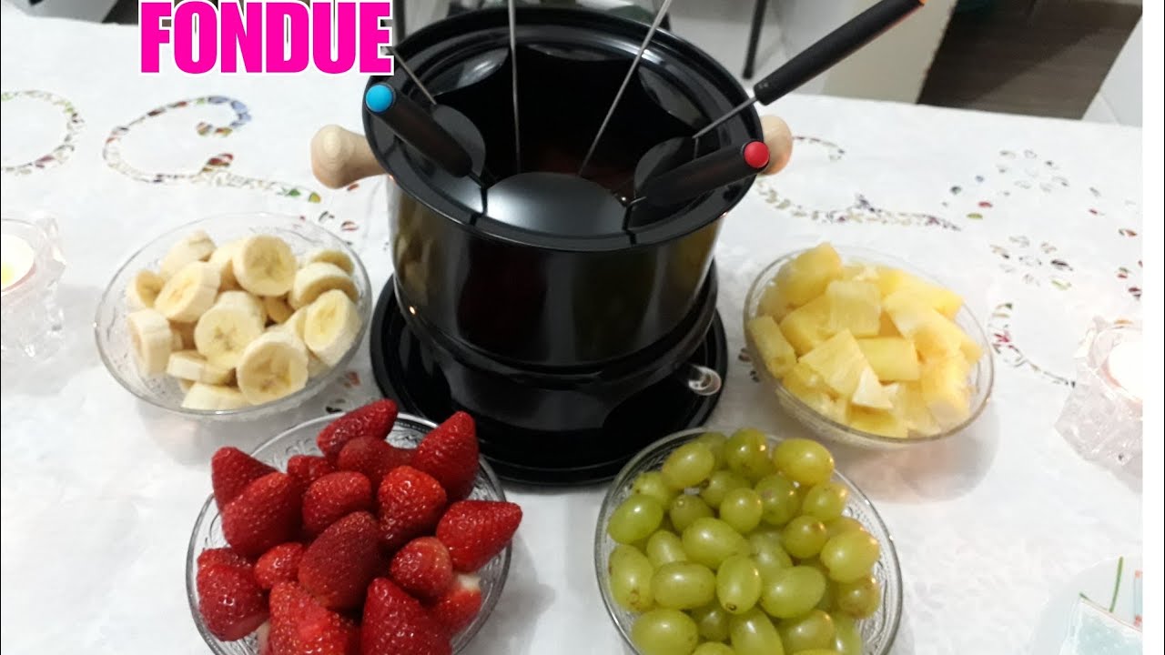 FONDUE DE CHOCOLATE - ESPECIAL DIA DOS NAMORADOS