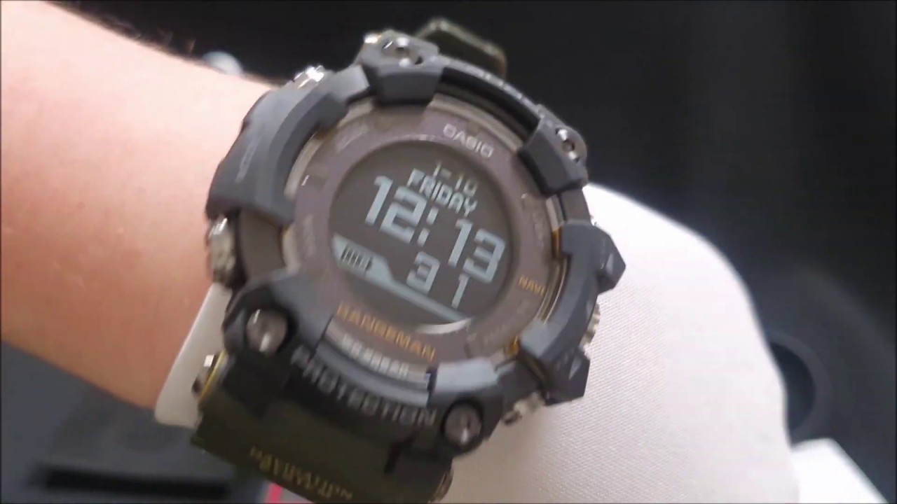 Zegarek męski Casio G-Shock GPR-B1000-1BER RANGEMAN unboxing | e-zegarki.pl