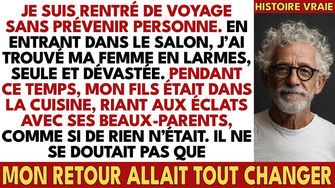 Je Suis Rentré Tôt Et Ma Femme Pleurait, Pendant Que Mon Fils Riait Avec Ses Beaux-Parents
