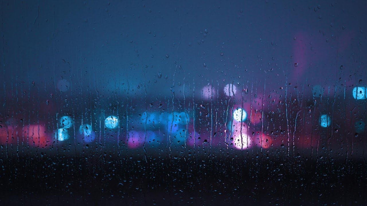 Rain on glass