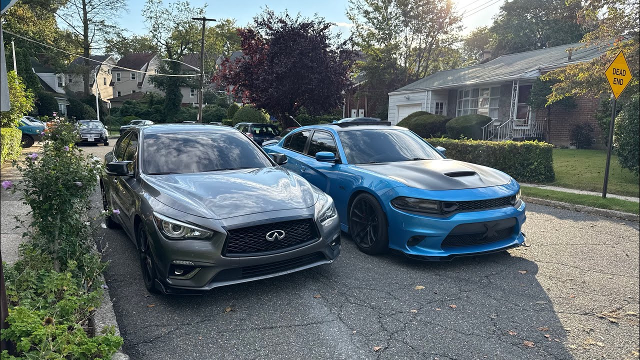 INFINITI Q50 SWIMMING WITH SCATPACK POV DRIVE NYC
