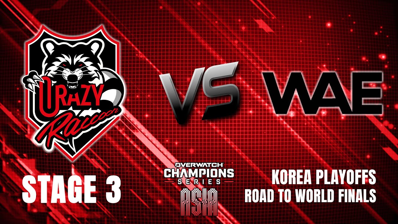 Crazy Raccoon vs WAE - OWCS Korea Playoffs Road to World Finals
