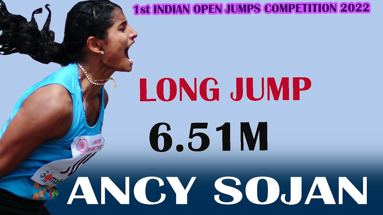Ancy Sojan Long Jump 6.51M || 1st Indian Open Jumps Competition 2022