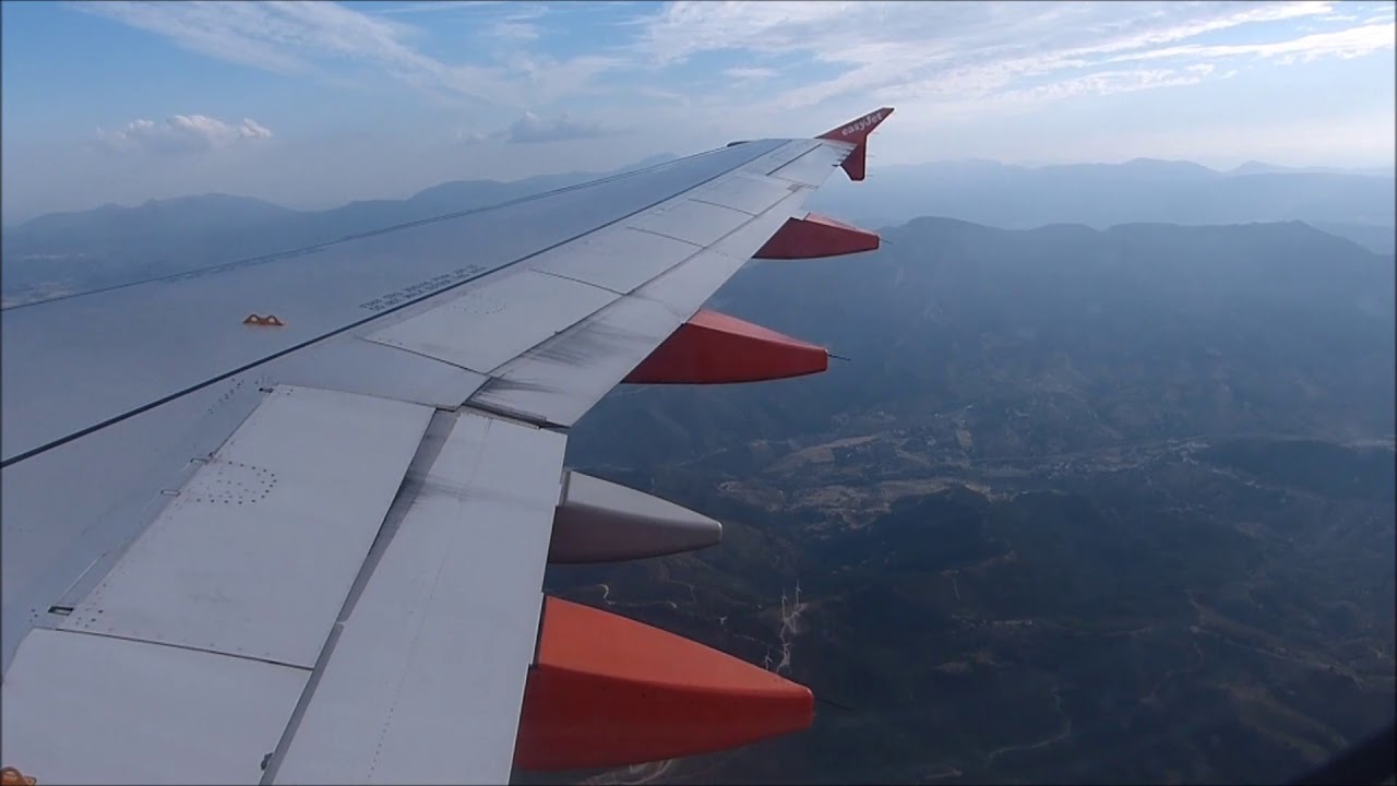Easyjet Switzerland A320 Approach and Landing in Malaga