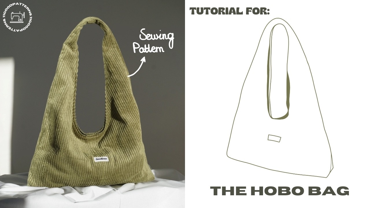 HOW TO SEW A HOBO BAG | Beginner friendly | PDF-sewing pattern | EGP001