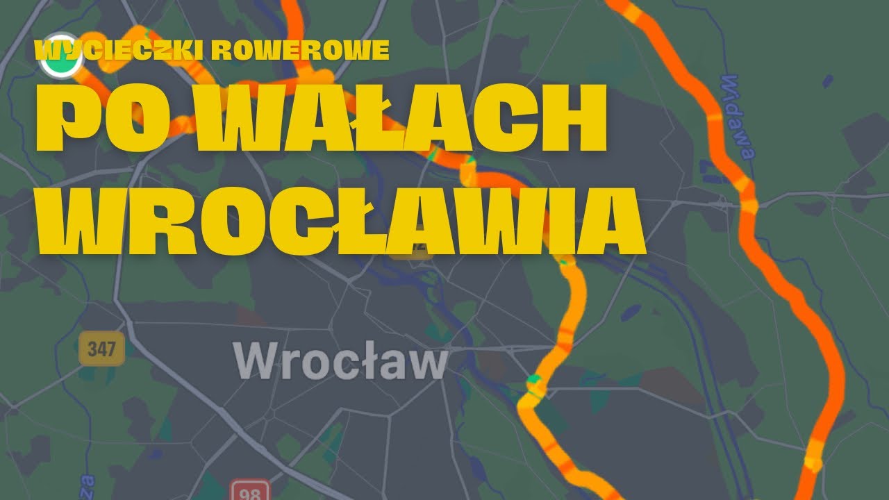 2022-03-27 Po wałach Wrocławia - trasa rowerowa 50km