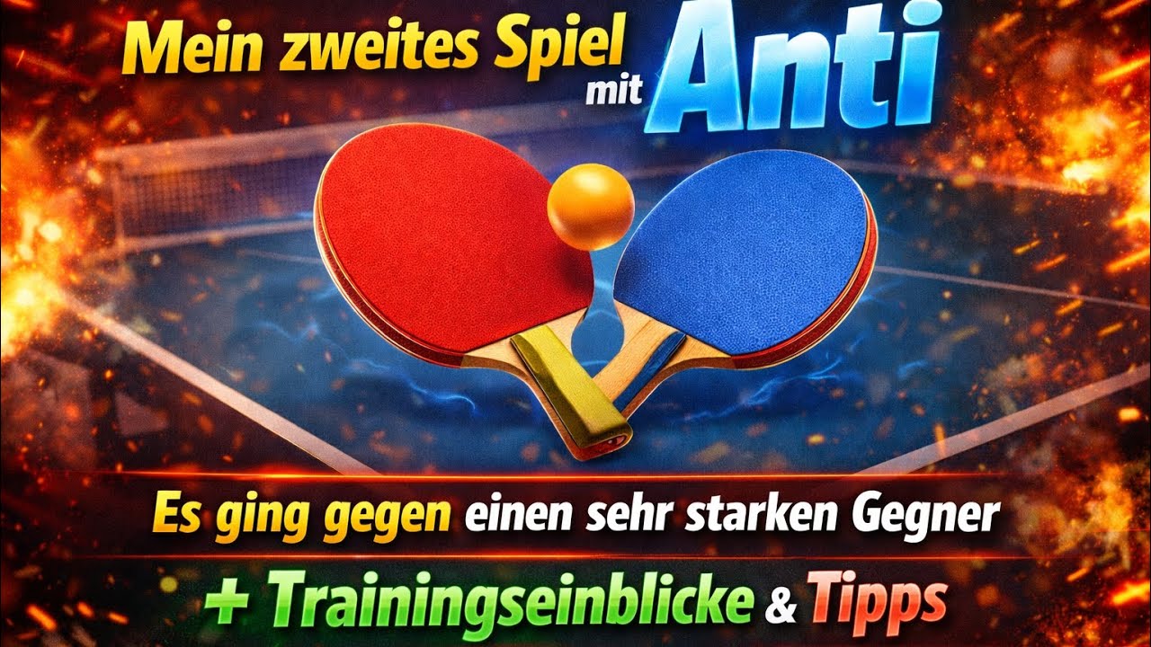 Mit Anti gegen 2092 TTR + Trainingstipps🏓