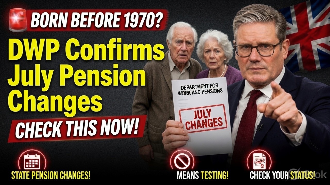 DWP Confirms July Pension Changes | Pensioners Born in the 1940s, 1950s & 1960s Must Check This Now