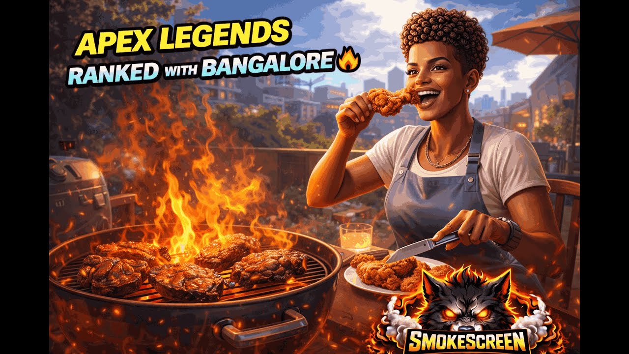 Apex Legends Ranked With Bangalore | Chill BBQ Grind & Rank Up 🔥 (Portrait)