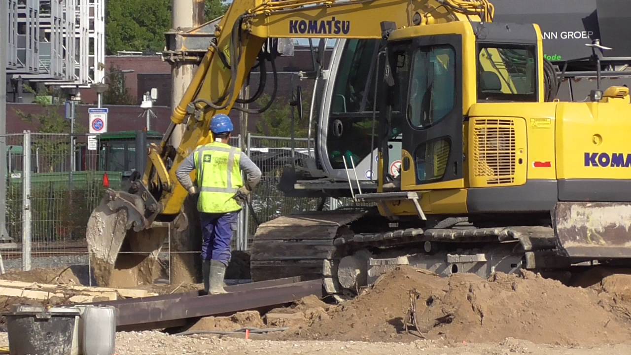 bouw parkeergarage station Wijchen deel 12 / start WEDAM Soil Mix wand