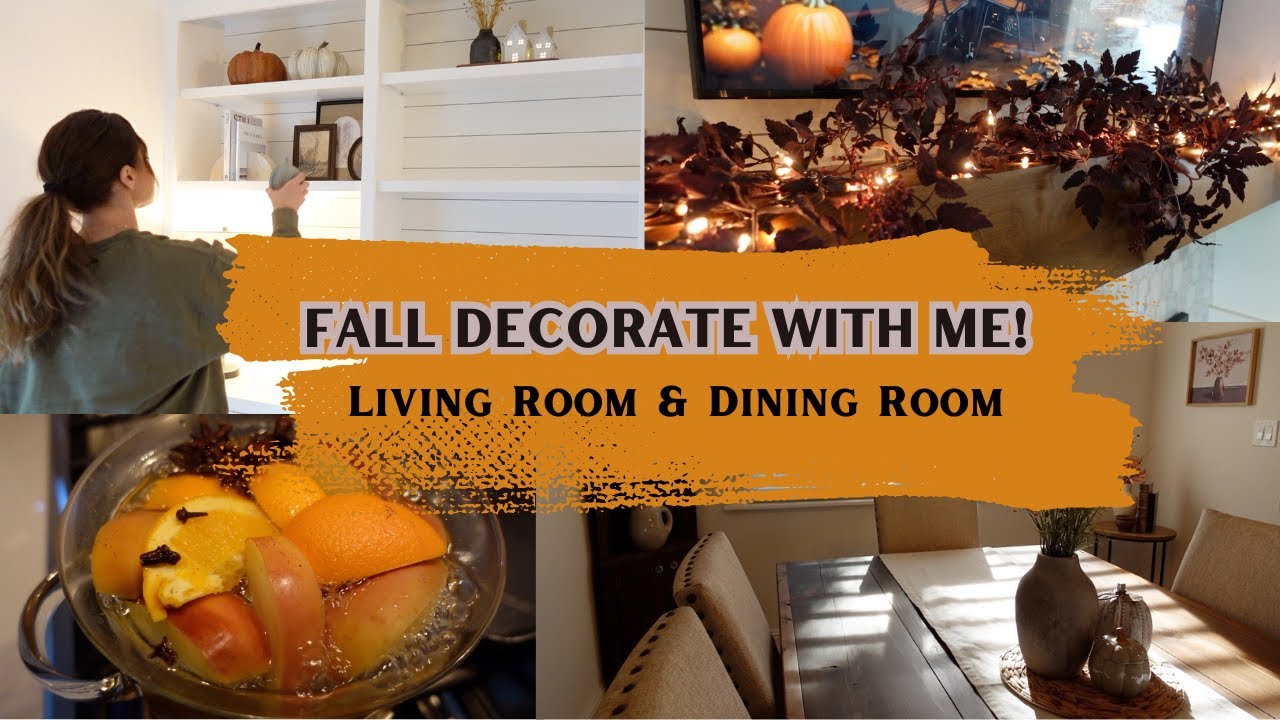 Fall Decorate With Me 2024 | Living Room & Dining Room