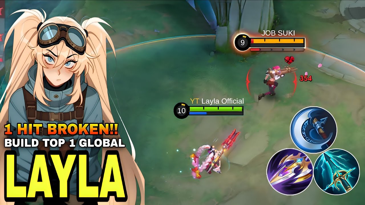 TOP GLOBAL LAYLA BEST BURST DAMAGE HACK BUILD 1 HIT 2026!!💀 (op build) - Mobile Legends
