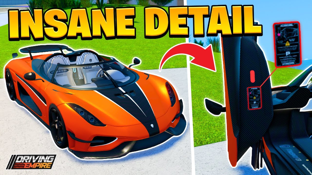 INSANE Details On The NEW Koenigsegg's In Driving Empire!