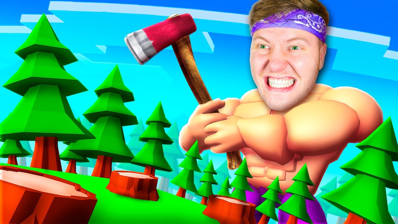 Я СТАЛ ДРОВОСЕКОМ В ROBLOX