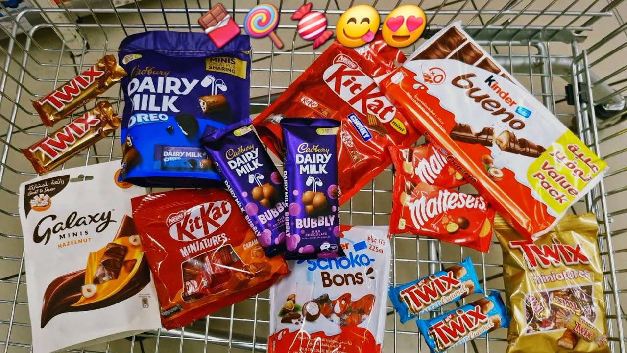 BOUGHT ALL KINDS OF Candy and Sweets Mega☺️❤️ Mega Shopping! KitKat, Dairy Milk, Twix, Kinder Bueno 