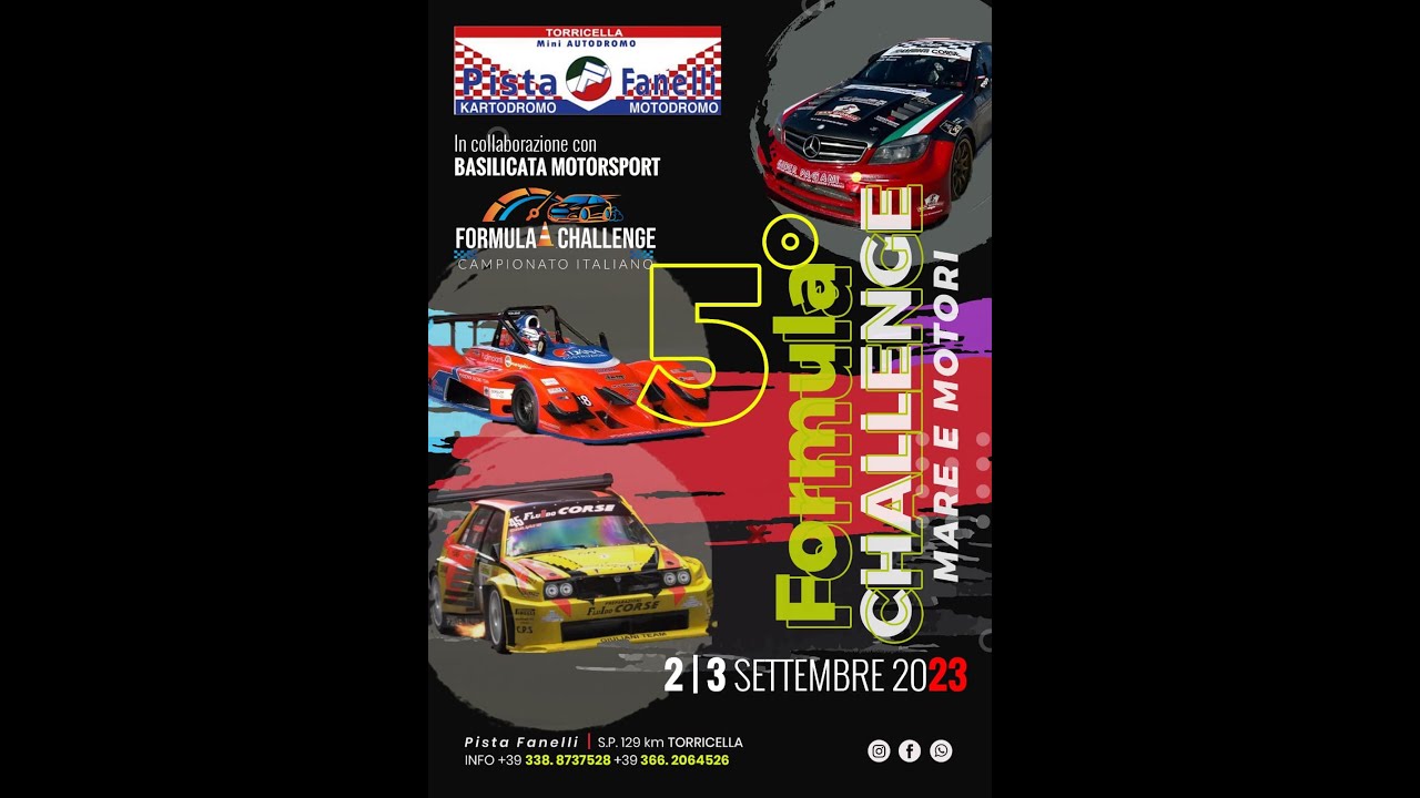 Pista Fanelli - 5° Formula Challenge Torricella // 2-3 Settembre 2023 // on board camera gara 3