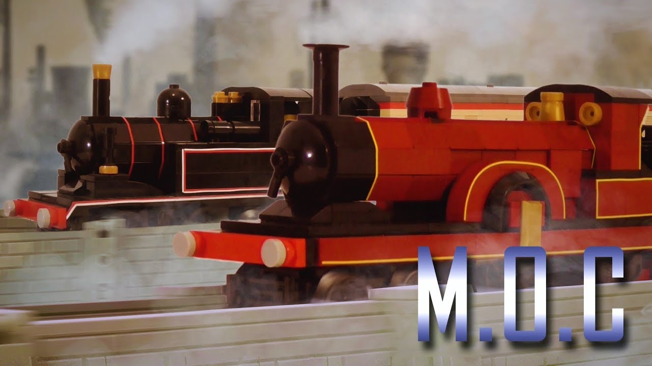 LEGO British Steam Engines #4 - Victorian Locos (LSWR O2, Midland Spinner) - MOC Showcase