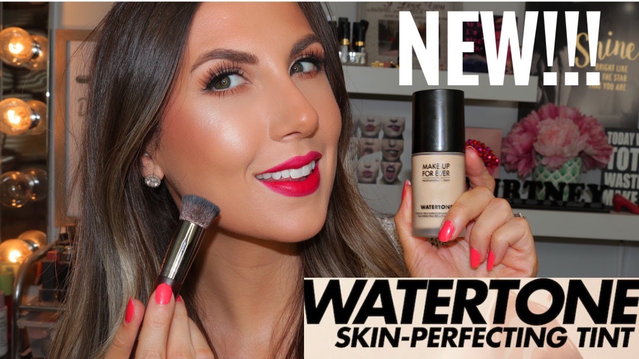 NEW! MAKEUP FOREVER WATERTONE SKIN-PERFECTING TINT FOUNDATION