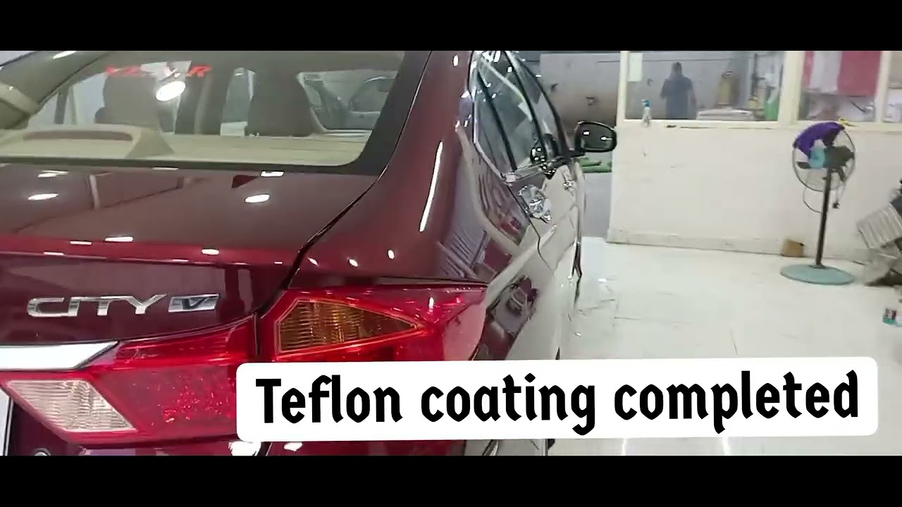 Teflon coating completed 