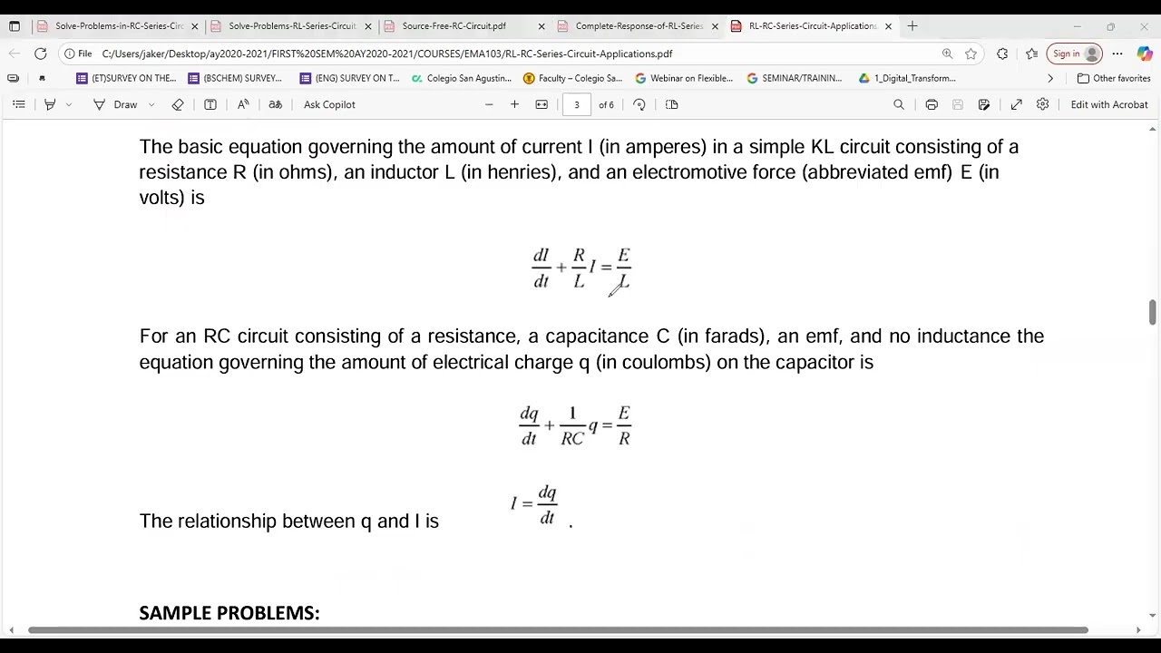 This video is intended for ECE students taking up Differential Equations
