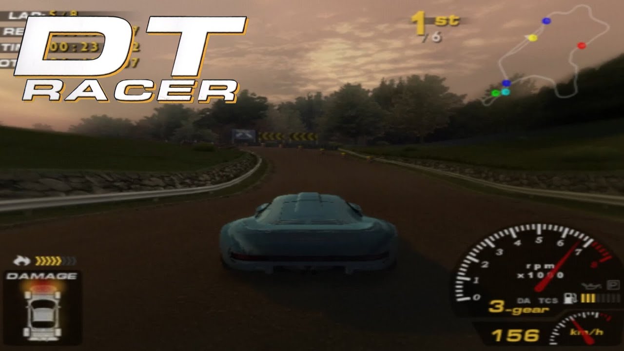 Nurburgring 8 Laps - DT Racer Gameplay #6 [PCSX2]