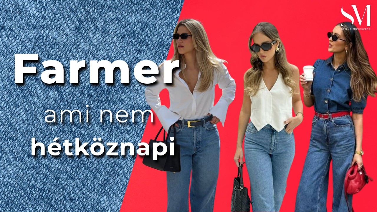 &Iacute;gy viseld a farmert id&eacute;n tavasszal. St&iacute;lusos outfitek + sz&iacute;nkombin&aacute;ci&oacute;s tippek