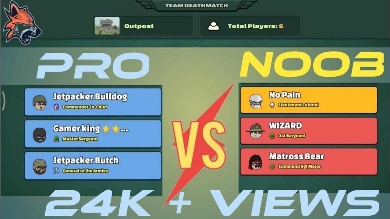 Can we Win Against Higher ranks Team? । Mini militia NOOB VS Pro ।। Part 1
