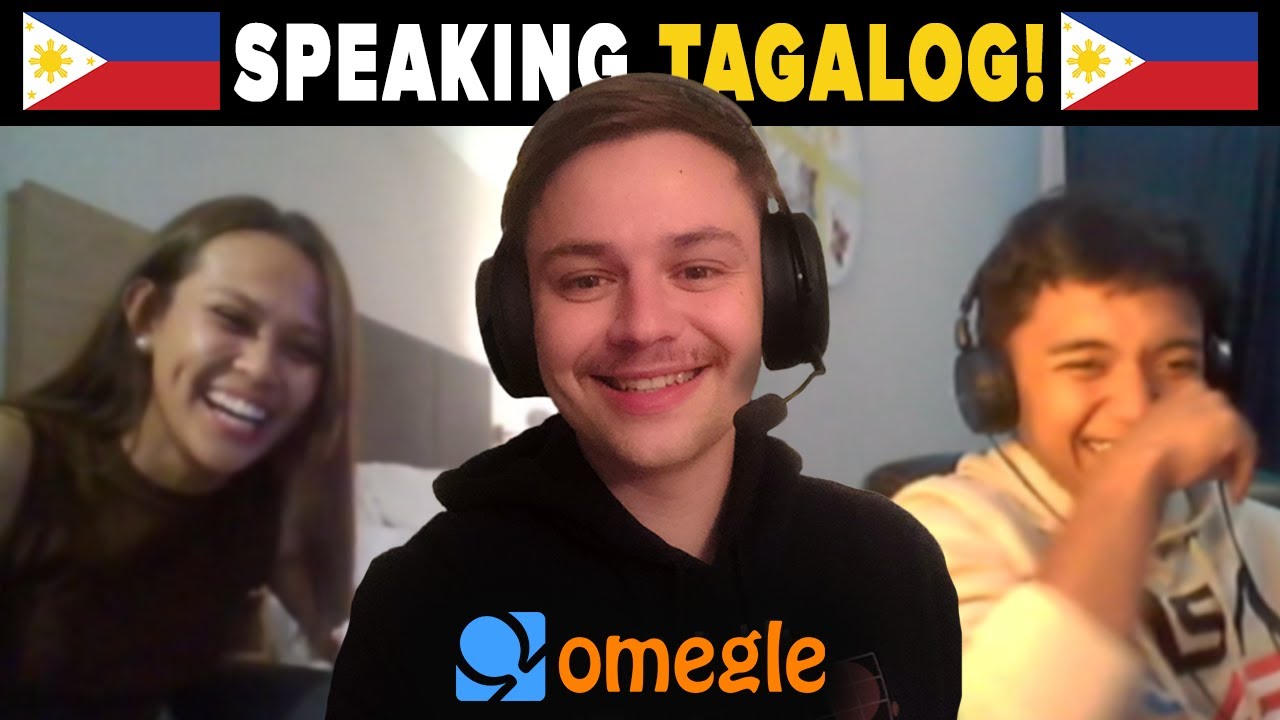 WHITE GUY speaks TAGALOG on Omegle