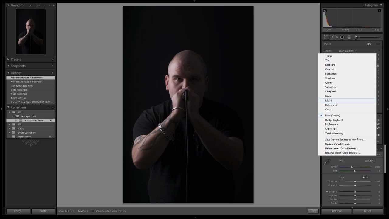 Extreme Low Key Photography Effect with Lightroom 4