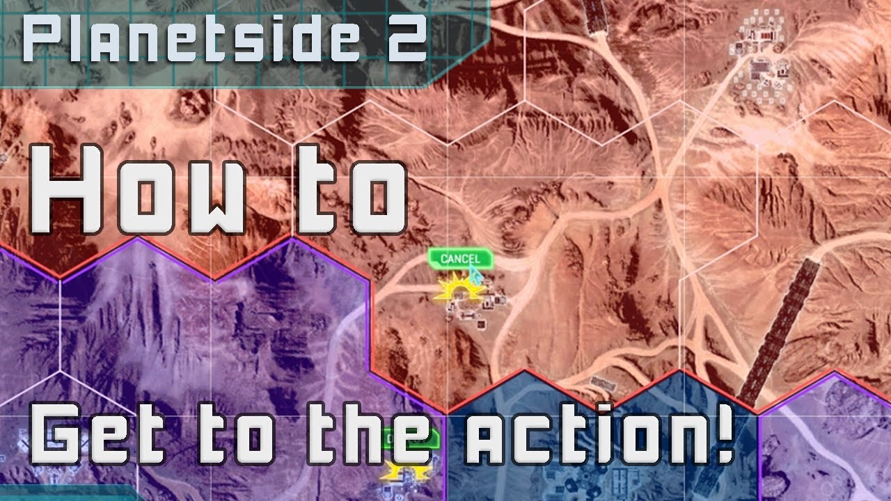 Planetside 2 - How to get to the action!