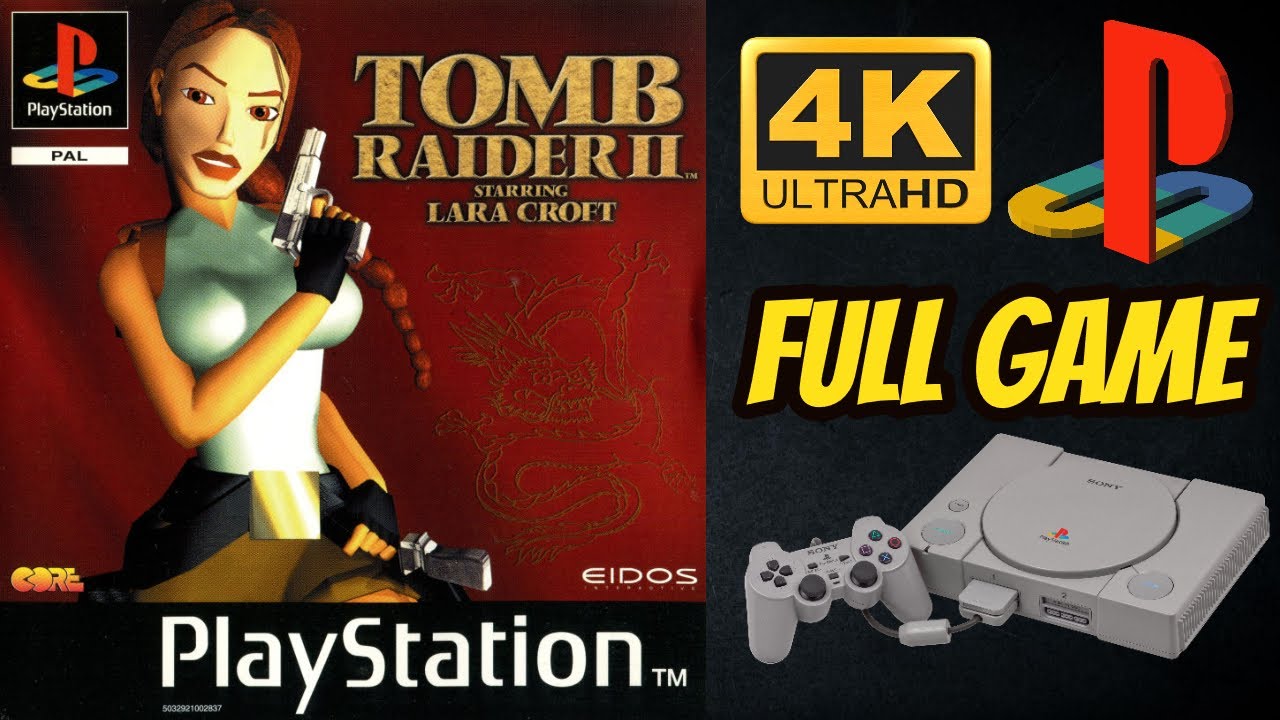Tomb Raider 2: Starring Lara Croft | PS1 | 4K60ᶠᵖˢ UHD🔴 | 100% Longplay Walkthrough Full Movie Game
