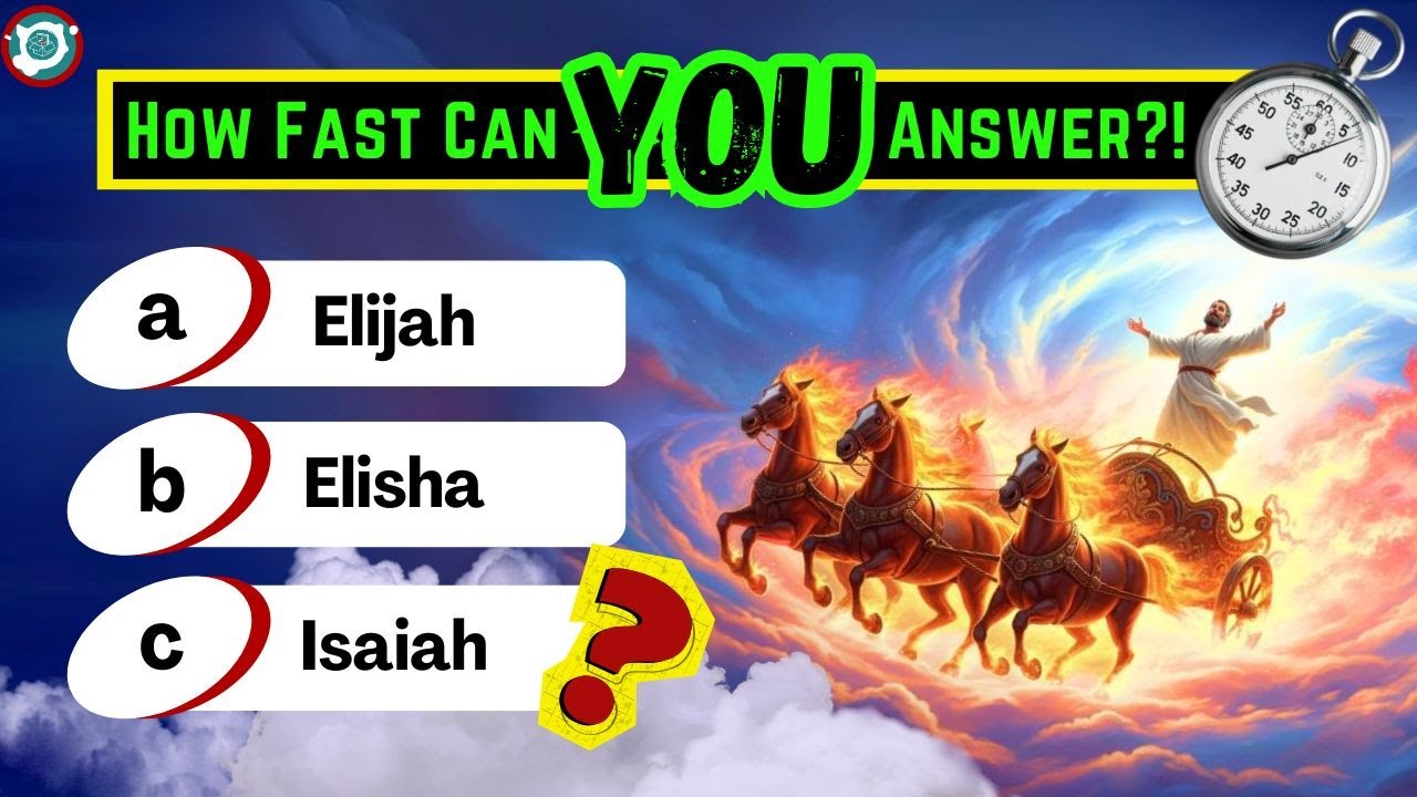 20 Rapid-Fire Bible Questions: How Fast Can YOU Answer?